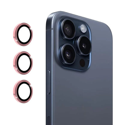 ENKAY HAT PRINCE 1Set For iPhone 16 Pro / 16 Pro Max Camera Lens Protector Metal Individual Ring Lens Film