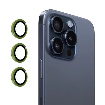 ENKAY HAT PRINCE 1Set For iPhone 16 Pro / 16 Pro Max Camera Lens Protector Metal Individual Ring Lens Film
