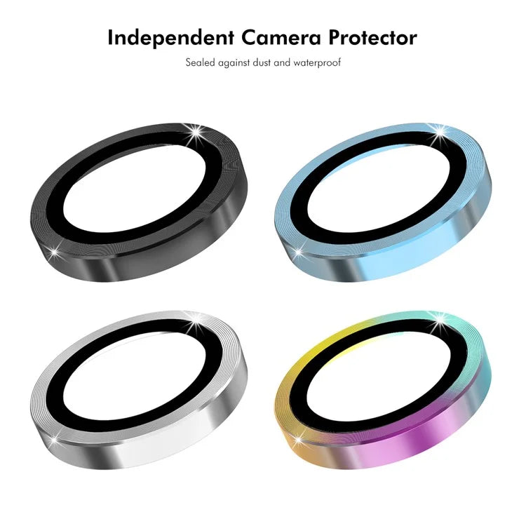 ENKAY HAT PRINCE 1Set For iPhone 16 Pro / 16 Pro Max Camera Lens Protector Metal Individual Ring Lens Film