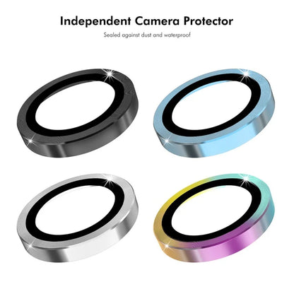 ENKAY HAT PRINCE 1Set For iPhone 16 Pro / 16 Pro Max Camera Lens Protector Metal Individual Ring Lens Film