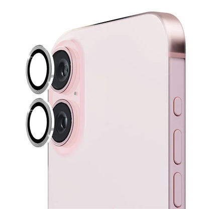 ENKAY HAT PRINCE 1Set For iPhone 16 / 16 Plus Camera Lens Film High Alumina Silicon Glass Lens Protector