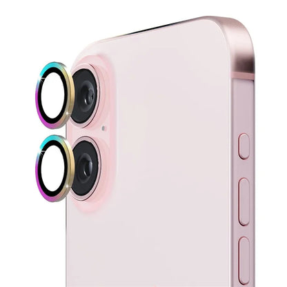 ENKAY HAT PRINCE 1Set For iPhone 16 / 16 Plus Camera Lens Film High Alumina Silicon Glass Lens Protector
