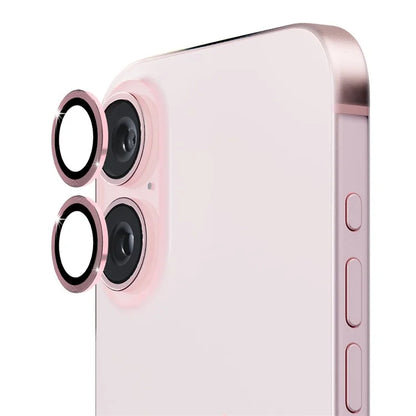 ENKAY HAT PRINCE 1Set For iPhone 16 / 16 Plus Camera Lens Film High Alumina Silicon Glass Lens Protector