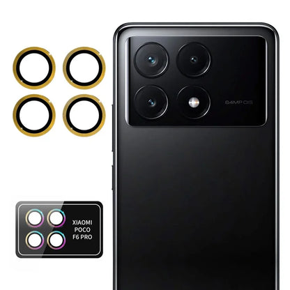 ENKAY HAT PRINCE 1Set For Xiaomi Poco F6 Pro 5G Camera Lens Protector Independent Metal Ring Lens Film