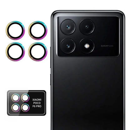 ENKAY HAT PRINCE 1Set For Xiaomi Poco F6 Pro 5G Camera Lens Protector Independent Metal Ring Lens Film