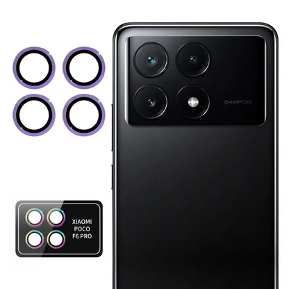 ENKAY HAT PRINCE 1Set For Xiaomi Poco F6 Pro 5G Camera Lens Protector Independent Metal Ring Lens Film