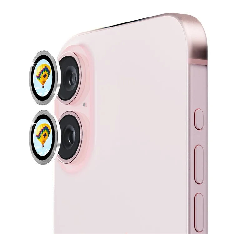 ENKAY HAT PRINCE 1Set For iPhone 16 / 16 Plus Camera Lens Protector AR Ultra Clear Lens Film