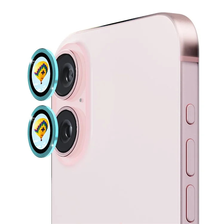 ENKAY HAT PRINCE 1Set For iPhone 16 / 16 Plus Camera Lens Protector AR Ultra Clear Lens Film