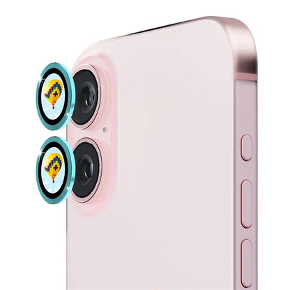 ENKAY HAT PRINCE 1Set For iPhone 16 / 16 Plus Camera Lens Protector AR Ultra Clear Lens Film