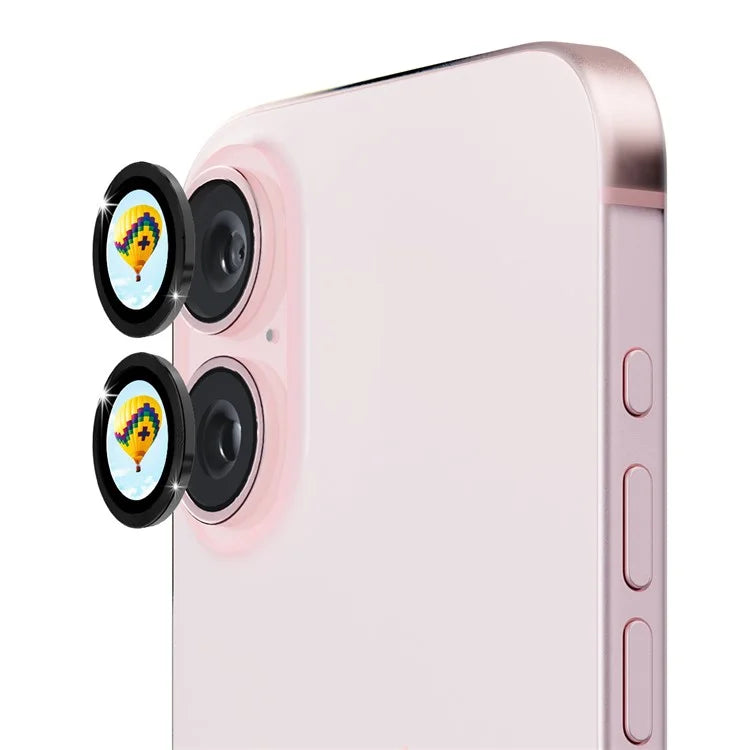 ENKAY HAT PRINCE 1Set For iPhone 16 / 16 Plus Camera Lens Protector AR Ultra Clear Lens Film
