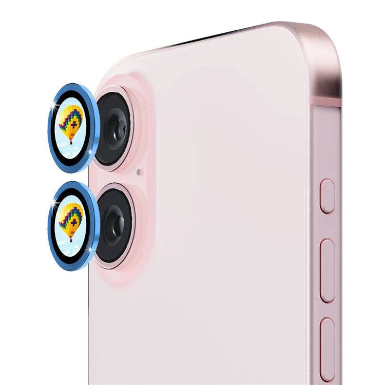 ENKAY HAT PRINCE 1Set For iPhone 16 / 16 Plus Camera Lens Protector AR Ultra Clear Lens Film