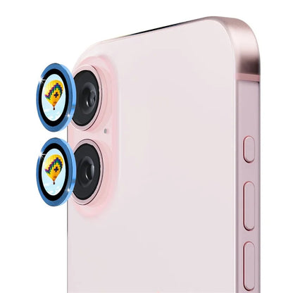 ENKAY HAT PRINCE 1Set For iPhone 16 / 16 Plus Camera Lens Protector AR Ultra Clear Lens Film