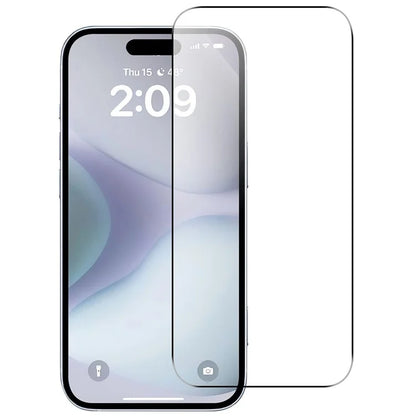 For iPhone 16 Pro Max Screen Protector 2.5D Arc Edge Tempered Glass Phone Screen Film