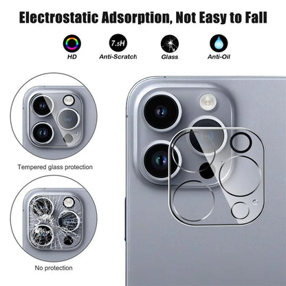 For iPhone 16 Pro Max / 16 Pro Camera Lens Protector Tempered Glass HD Anti-Explosion Phone Lens Film