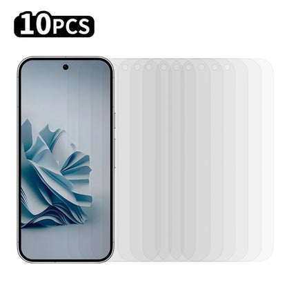 RURIHAI 10Pcs For Google Pixel 9 0.26mm 2.5D Phone Screen Protector Anti-Scratch