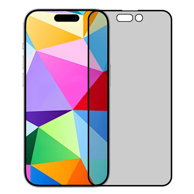RURIHAI For iPhone 16 Anti-Spy Screen Protector Privacy Protection 0.2mm 2.5D