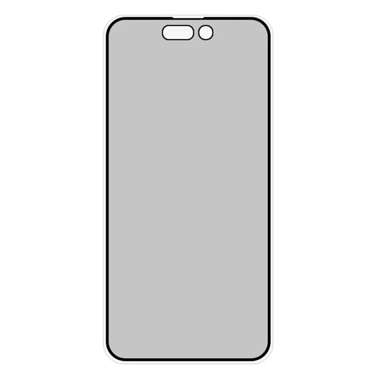 RURIHAI For iPhone 16 Anti-Spy Screen Protector Privacy Protection 0.2mm 2.5D