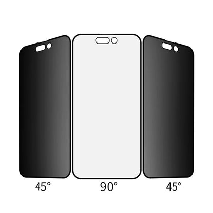 RURIHAI For iPhone 16 Anti-Spy Screen Protector Privacy Protection 0.2mm 2.5D