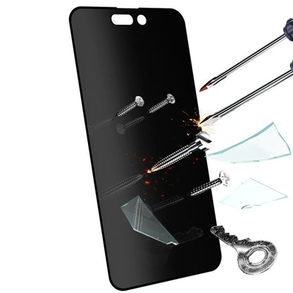 RURIHAI For iPhone 16 Anti-Spy Screen Protector Privacy Protection 0.2mm 2.5D