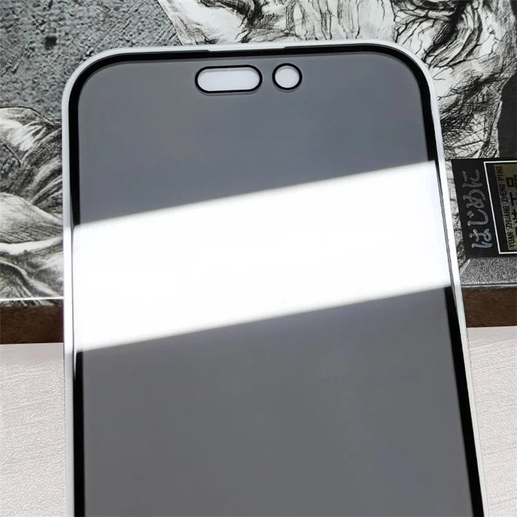 RURIHAI For iPhone 16 Anti-Spy Screen Protector Privacy Protection 0.2mm 2.5D