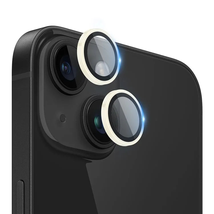 X-LEVEL AR Spotlight Series For iPhone 15 / 15 Plus Camera Lens Protector Set Night Shooting Mode