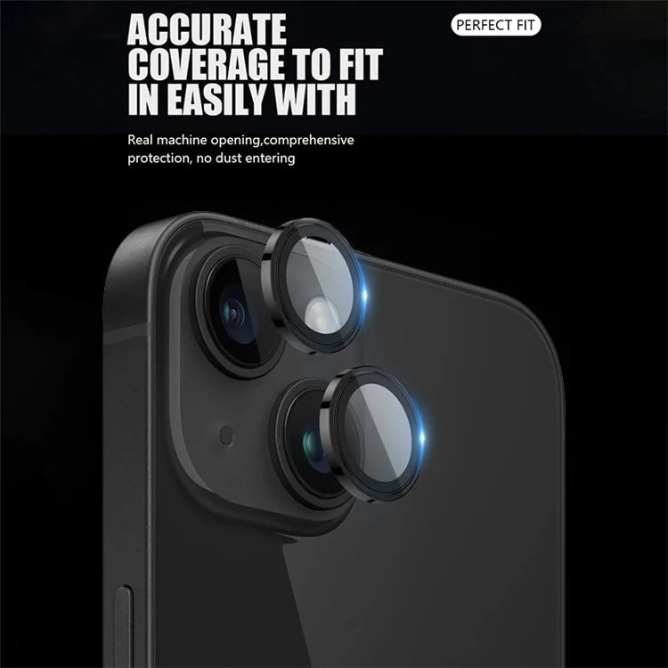 X-LEVEL AR Spotlight Series For iPhone 13 / 13 mini Camera Lens Protector Set Night Shooting Mode