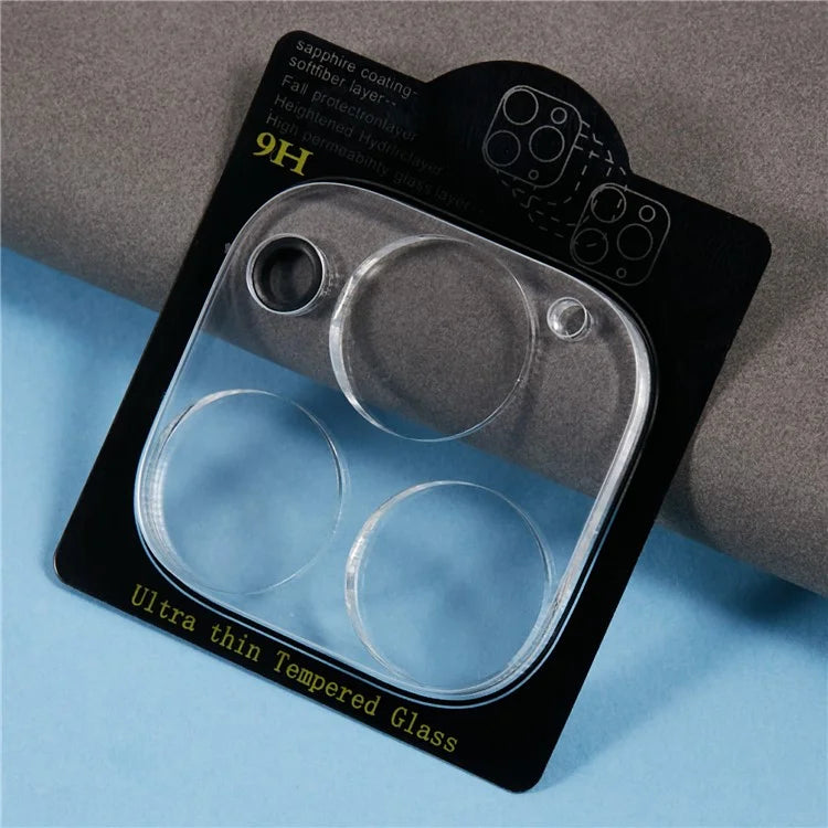 For iPhone 16 Pro Max / 16 Pro HD Clear Camera Lens Protector Tempered Glass Phone Clear Lens Film