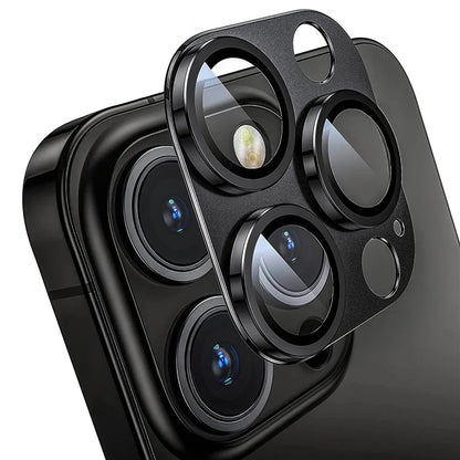 ENKAY HAT PRINCE For iPhone 16 Pro / 16 Pro Max Camera Lens Protector Aluminum Alloy + Tempered Glass