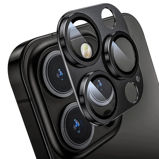ENKAY HAT PRINCE For iPhone 16 Pro / 16 Pro Max Camera Lens Protector Aluminum Alloy + Tempered Glass