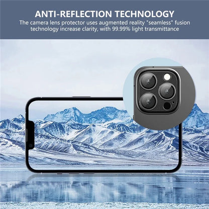 ENKAY HAT PRINCE For iPhone 16 Pro / 16 Pro Max Camera Lens Protector Aluminum Alloy + Tempered Glass