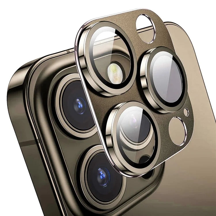 ENKAY HAT PRINCE For iPhone 16 Pro / 16 Pro Max Camera Lens Protector Aluminum Alloy + Tempered Glass