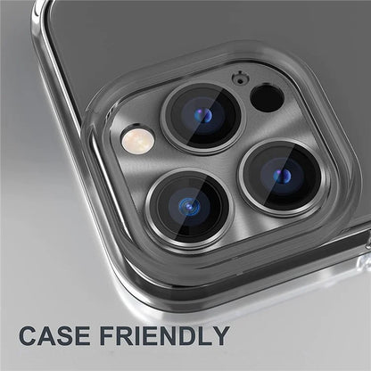 HAT PRINCE For iPhone 16 Pro / 16 Pro Max Integrated Camera Lens Protector Aluminum Alloy + Tempered Glass Lens Film