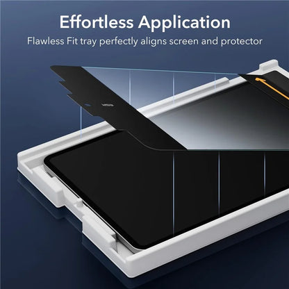 ESR 2Pcs for iPad Pro 12.9 (2018) / (2020) / (2021) / (2022) Screen Protector Tempered Glass Film with Alignment Tray