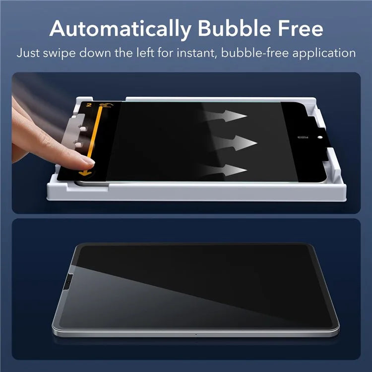 ESR 2Pcs for iPad Pro 12.9 (2018) / (2020) / (2021) / (2022) Screen Protector Tempered Glass Film with Alignment Tray