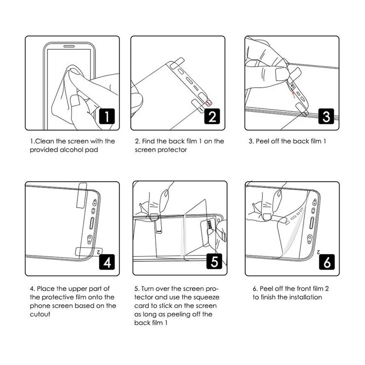 ENKAY HAT PRINCE 10Pcs For OnePlus Ace 4 Screen Protector Full Coverage Self-Repairing