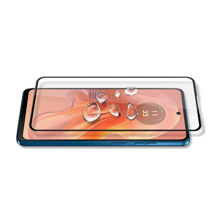MOCOLO Screen Protector for Motorola Moto E14 4G / G04 4G / G04s 4G / G24 4G / G24 Power Tempered Glass Silk Printing Film - Black