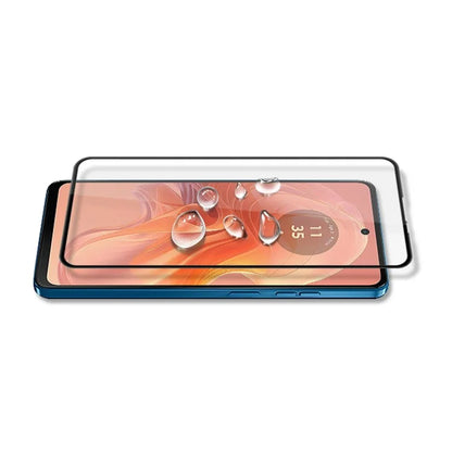 MOCOLO Screen Protector for Motorola Moto E14 4G / G04 4G / G04s 4G / G24 4G / G24 Power Tempered Glass Silk Printing Film - Black