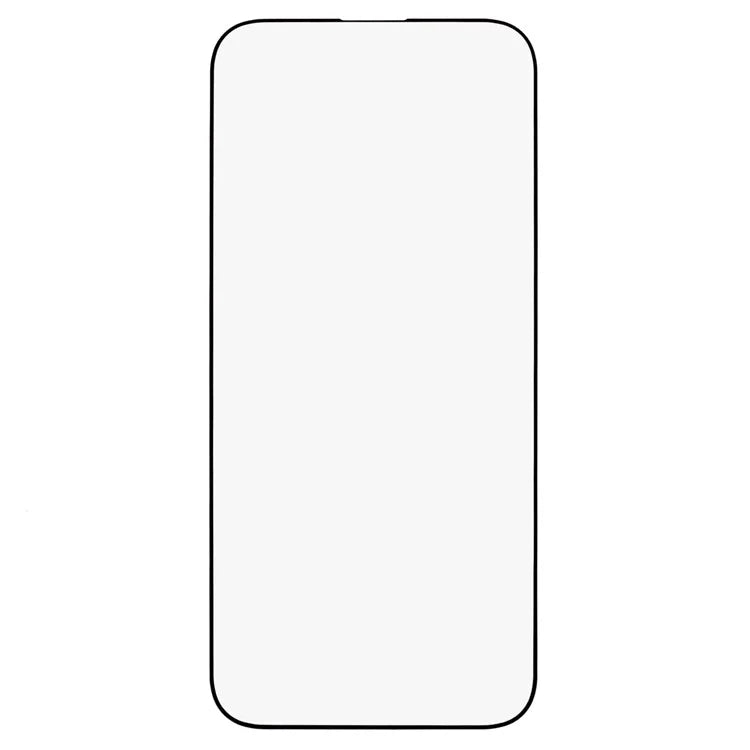 For iPhone 16 Pro TPU+Acrylic Phone Case with Silk Printing Tempered Glass Screen Film+Clear Lens Film