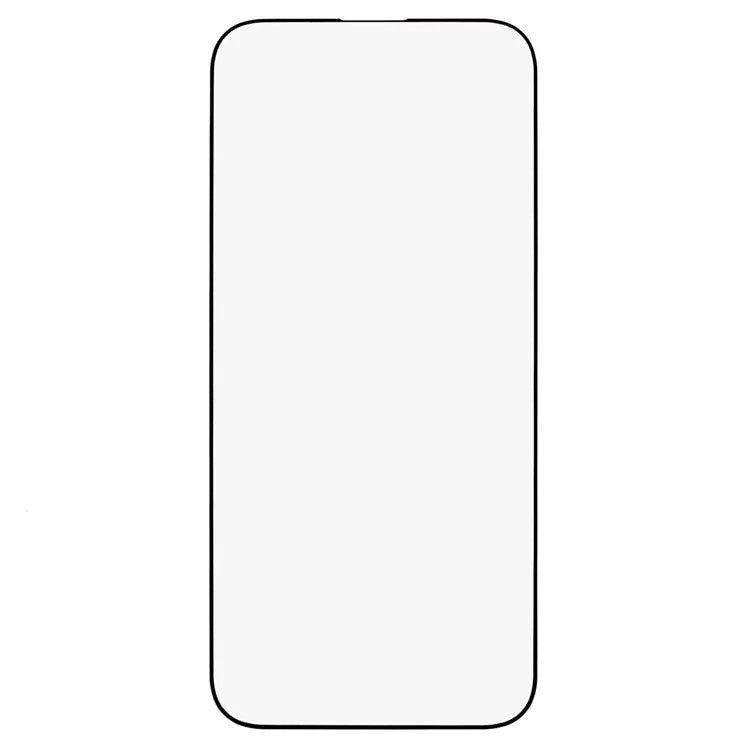 For iPhone 16 TPU+Acrylic Phone Case with Silk Printing Tempered Glass Screen Film+Clear Lens Film