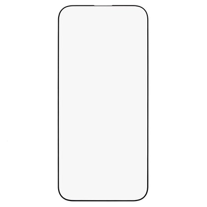 For iPhone 16 Plus TPU+Acrylic Phone Case with Silk Printing Tempered Glass Screen Film+Clear Lens Film