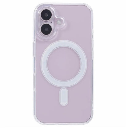 For iPhone 16 Plus TPU+Acrylic Phone Case with Silk Printing Tempered Glass Screen Film+Clear Lens Film
