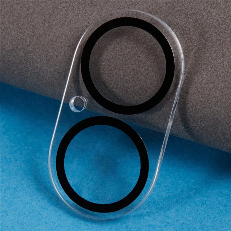 For iPhone 16  /  16 Plus Camera Lens Protector Cell Phone Silk Printing Tempered Glass Clear Lens Film