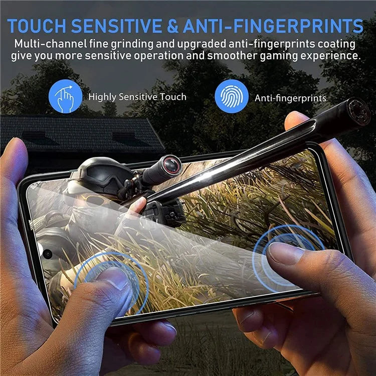 2Pcs For iPhone 16 Plus Screen Protector Anti-explosion 2.5D Arc Edge HD Clear Tempered Glass Screen Film