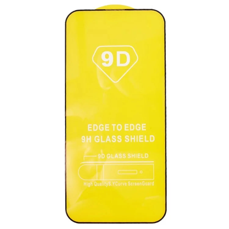 For iPhone 16 Tempered Glass Screen Protector 9D Side Glue Full Screen Film