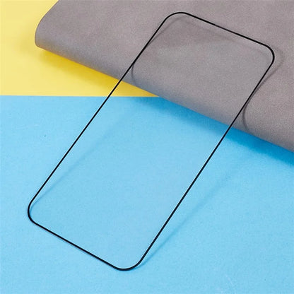 For iPhone 16 Tempered Glass Screen Protector 9D Side Glue Full Screen Film