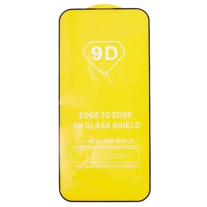 For iPhone 16 Plus Full Screen Protector 9D Side Glue Tempered Glass Film