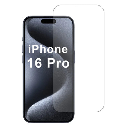 For iPhone 16 Pro Screen Protector High Aluminum-Silicon Glass 2.5D 9H Hardness
