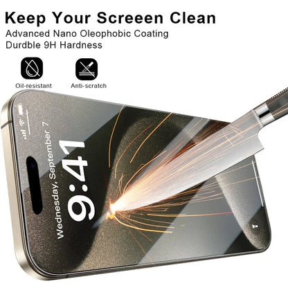 For iPhone 13 Pro Screen Protector High Aluminum-Silicon Glass Ultra-Thin 0.33mm