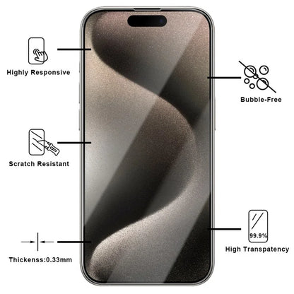 For iPhone 13 Pro Screen Protector High Aluminum-Silicon Glass Ultra-Thin 0.33mm