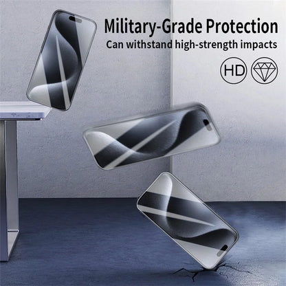 For iPhone 15 Plus Screen Protector 2.5D Edges Full-Coverage Protection